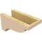 Ekena Millwork 5"W x 10"D x 5"H Wide Garner Rough Cedar Woodgrain TimberThane Corbel, Primed Tan CORUR05X10X05GARRCPR - alternate 4